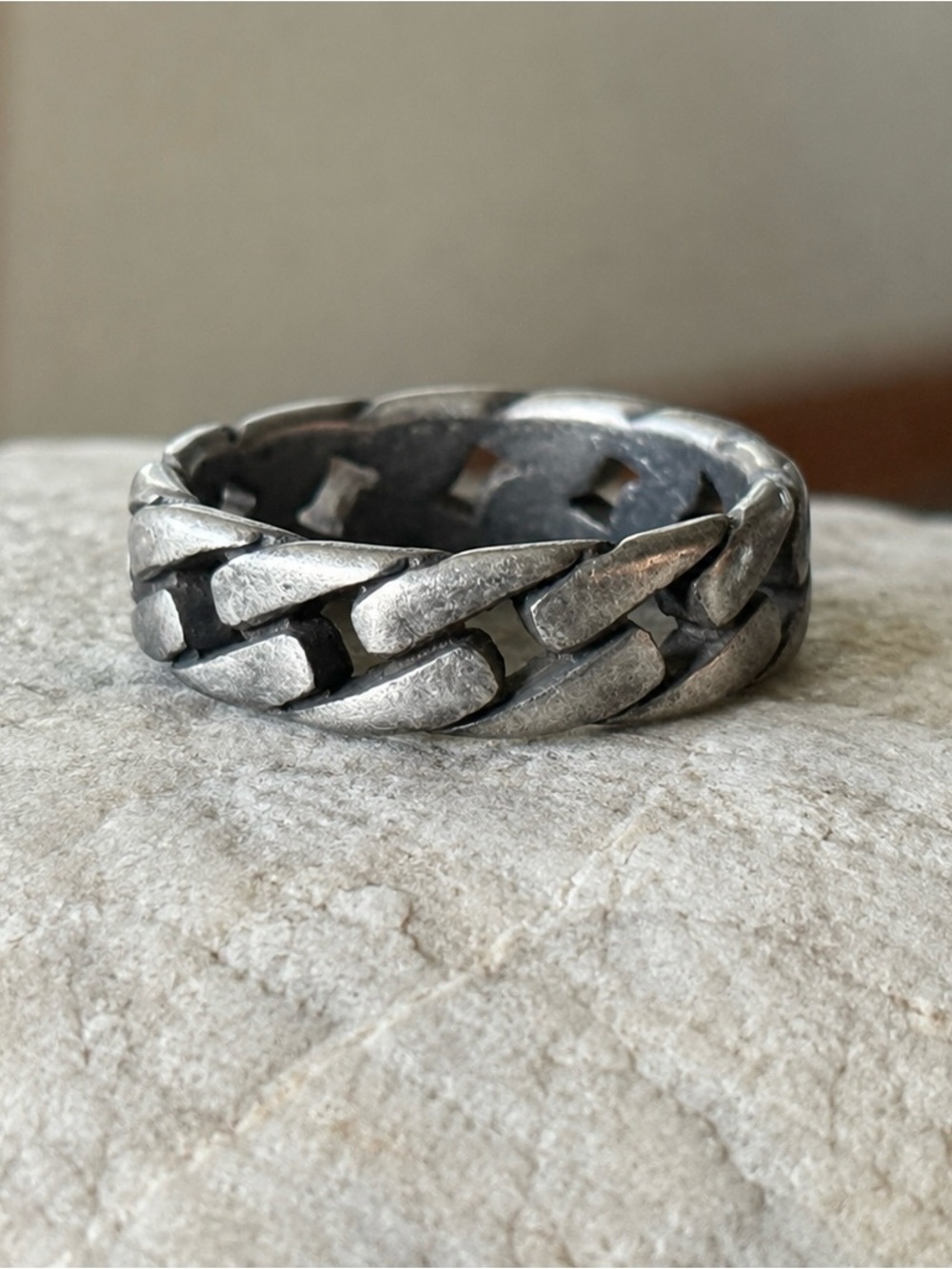 Stainless steel vintage ring size 11